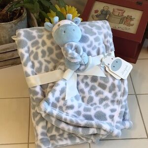 ‘Let’s Be Friends’ Plush Giraffe Baby Wrap/Toy NWT